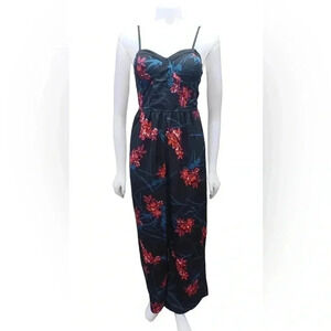 Band Of Gypsies Floral  Jumpsuit Size Medium